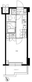 ルーブル目黒不動前 413 間取り図