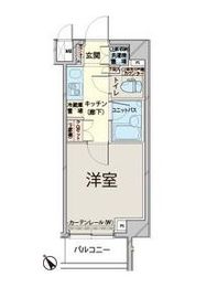 ルーブル目黒不動前 110 間取り図