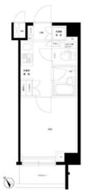 ルーブル目黒不動前 605 間取り図