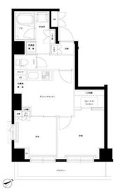 ルーブル目黒不動前 317 間取り図