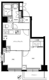 ルーブル目黒不動前 607 間取り図