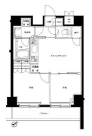ルーブル目黒不動前 702 間取り図