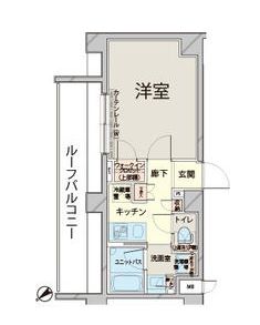 ルーブル目黒不動前 601 間取り図