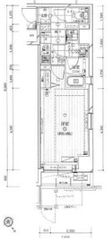 レガリス門前仲町パークサイド 1階 間取り図