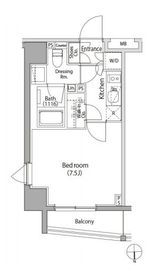 イプセ蒲田3 210 間取り図