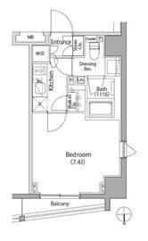 イプセ蒲田3 207 間取り図