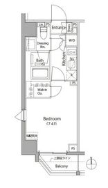 イプセ蒲田3 206 間取り図