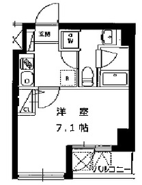 ハーモニーレジデンス田町 203 間取り図