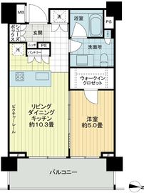 イクサージュ目黒 3階 間取り図