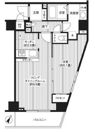 カスタリア初台 903 間取り図