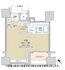 アネーロ銀座 402 間取り図