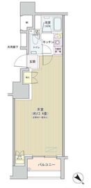 アネーロ銀座 404 間取り図