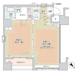 アネーロ銀座 203 間取り図