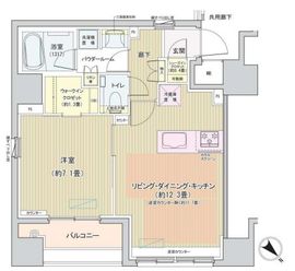 アネーロ銀座 505 間取り図