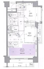 ユニーブル渋谷神南 3階 間取り図