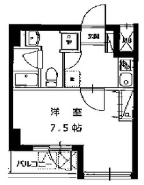 ハーモニーレジデンス田町 505 間取り図