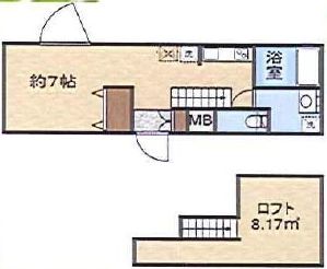 メゾン・ド・クロシェット 302 間取り図