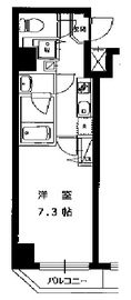 ハーモニーレジデンス田町 501 間取り図