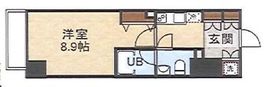 ブレシア銀座イースト 8階 間取り図