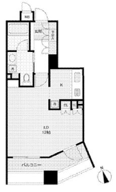 ラヴォーグ南青山 5階 間取り図