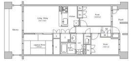グランアルト豊洲 6階 間取り図