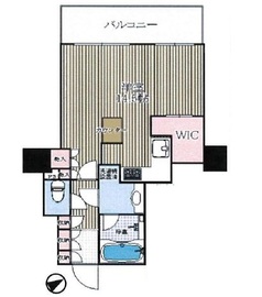 シティタワー大崎ステーションフロント 10階 間取り図