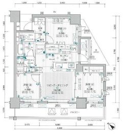 パレステージ神田 3階 間取り図