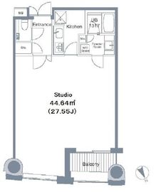 安全ビルレジデンス 2103 間取り図