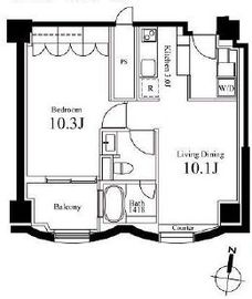 ハンドレッドステイレジデンス 1107 間取り図