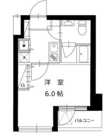 ハーモニーレジデンス田町 704 間取り図