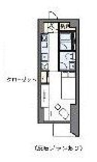 パークフラッツ祐天寺 301 間取り図