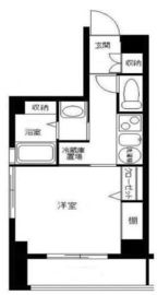 アクシア千駄ヶ谷 4階 間取り図