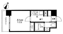 レジディア中目黒2 603 間取り図