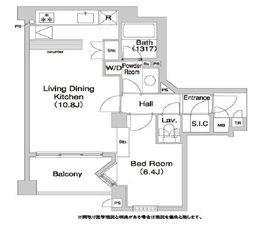 コンフォリア碑文谷 102 間取り図