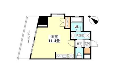 コンフォリア池尻 601 間取り図