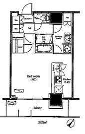 ルミレイス豊洲 202 間取り図