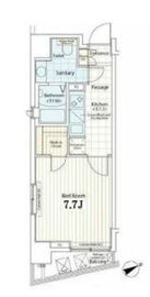 カスタリア銀座2 301 間取り図