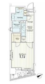 カスタリア銀座2 601 間取り図