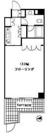 四谷デュープレックスD-R 2階 間取り図