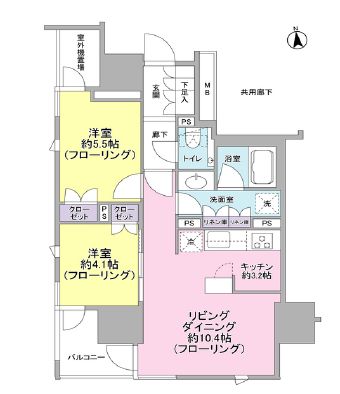 プレミスト麹町 16階 間取り図
