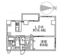 ボヌール和泉 216 間取り図