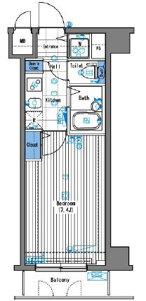 グランド・ガーラ三田 3階 間取り図