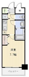 メゾン・ド・ヴィレ高輪魚らん坂 402 間取り図