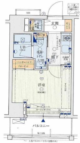 レオンコンフォート西新橋 902 間取り図