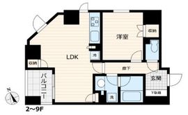 ボルト銀座レジデンス2 802 間取り図