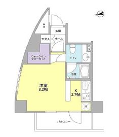 コンフォリア東中野DEUX 201 間取り図