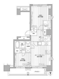 エスペランサ南麻布 201 間取り図