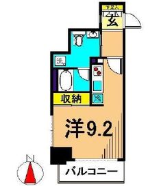 エスティメゾン大井仙台坂 709 間取り図