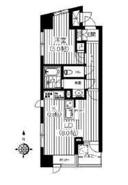 クオリア恵比寿イースト 3階 間取り図