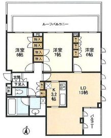 D'クラディア イヴァン高輪 4階 間取り図